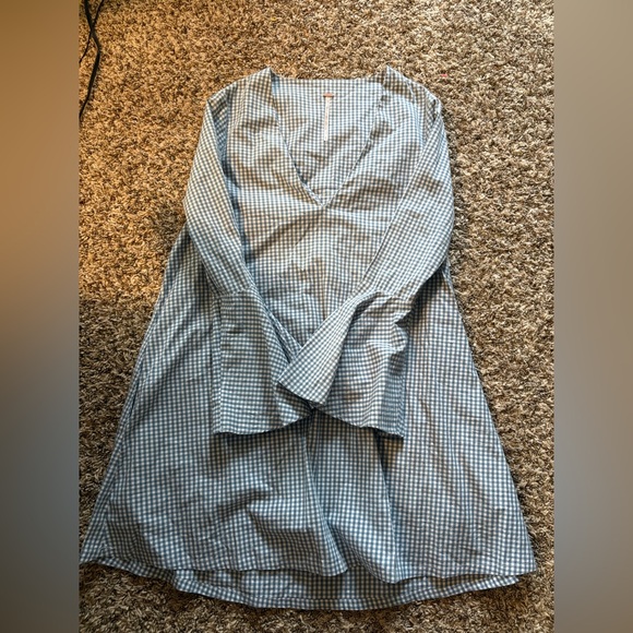 NWT Free People Gingham mini dress - Picture 2 of 4